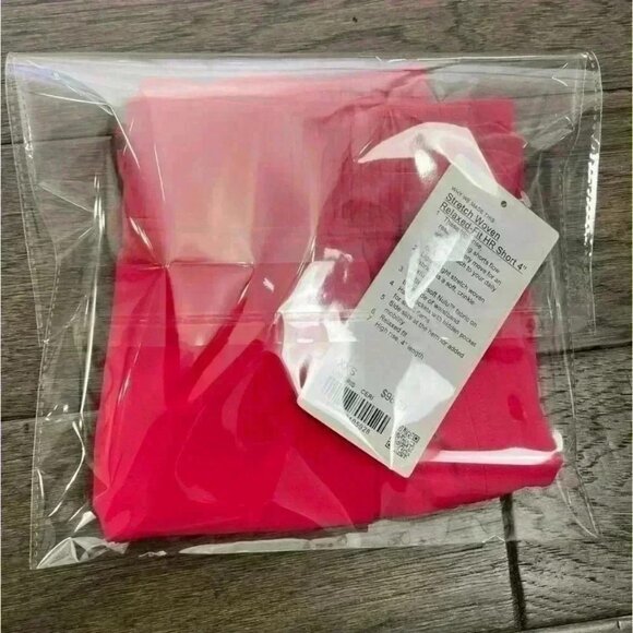 Lululemon NWT Stretch Woven Relaxed-Fit High-Rise Short 4" Cherry Mist - Picture 9 of 9